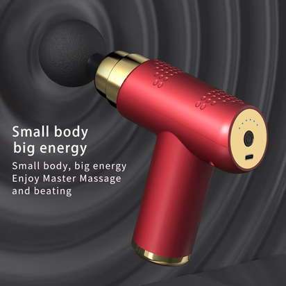 Portable Massage Gun Deep Tissue Muscle Electric Massager Pain Relief for Body Neck Back Relaxation Fitness Slimming